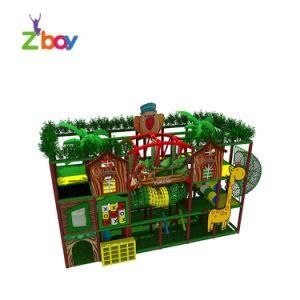 Wholesale Eco-Friendly Commercial Jungle Style Indoor Tree Playground Wooden Jungle Gym Equipment