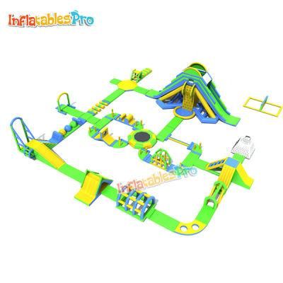 Hot Inflatable Water Park Inflatable Aquatic Park Aqua Fun Park