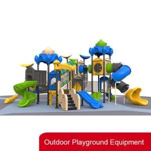 Liyou Factory Colorful Plastic Commercial Outdoor Slide Playground