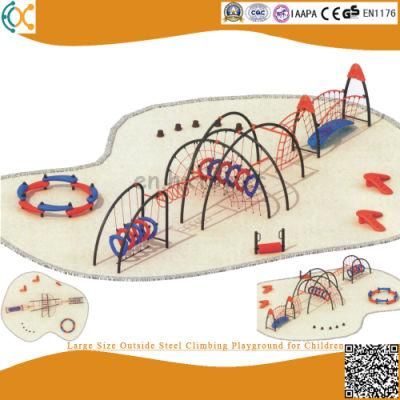 Large Size Outside Steel Climbing Playground for Children