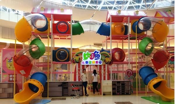 Children Plastic Slide Outdoor Playground