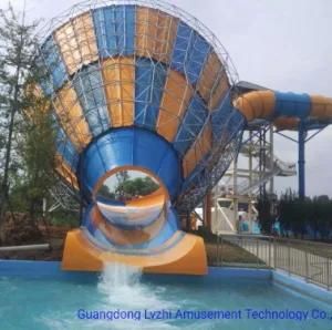 Large Fiberglass Horn Slide for Water Park (WS-035)