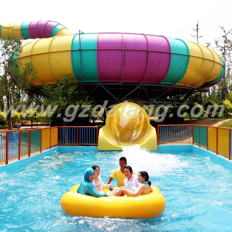 Super Bowl Fiberglass Waterslides (WS096)