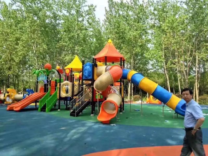 Forest Theme Plastic Commercial Outdoor Playground Equipment (TY-40691)