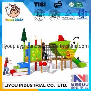 PE Boad Kids Toys Plastic Slide Children Wood Outdoor Playground Equipment