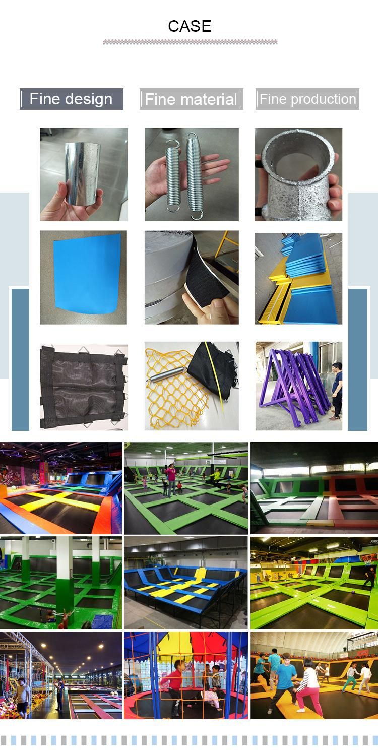 Indoor Trampoline with Foam Pit, Climbing Wall, Basket Ball