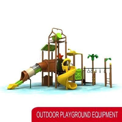 Cheap Commercial Amusement Park Kids Used Outdoor Play Playground Plastic Slides