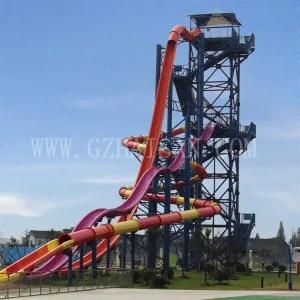 Fiberglass Slide Water Park for Aqua Park Equipment Manufacturer Speed Slide