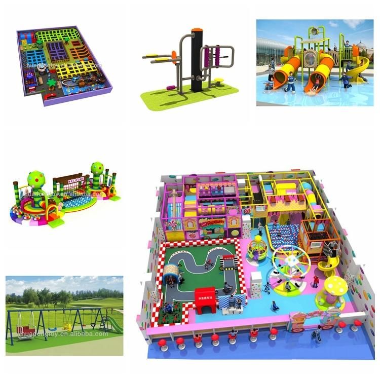 New Kids Theme Outdoor Playground Plastic Slides