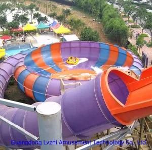 Water Park Screaming Fiberglass 4-Person Monster Bowl Slide (WS-034)