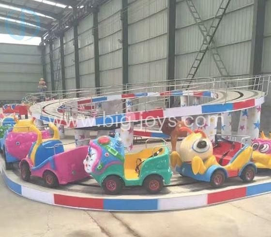 Fairground Manege Attraction Children Amusement Park Ride Center Mini Express Rides Convoy Race Train for Sale China