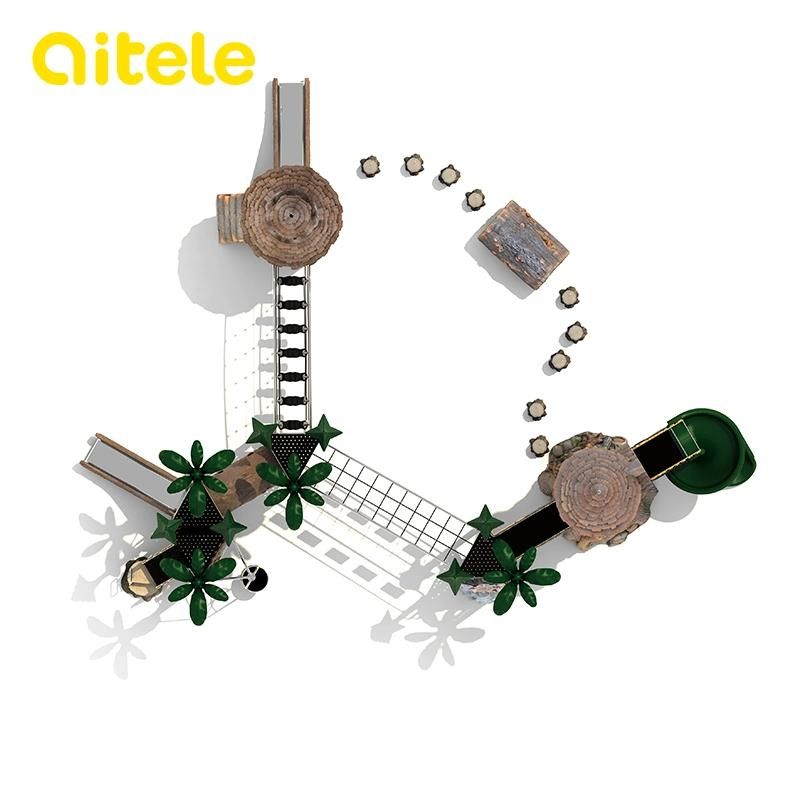 Custom Popular Resin Children Outdoor Playground Equipment