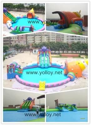 Inflatable Water Amusement Park for Group Playing