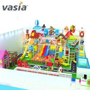 2020 Kids Small Town Customized Amusement Playground Indoor with Slide and Ball