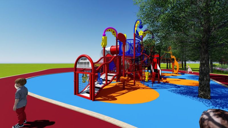 Colorful Kid School Popular Outdoor Playground Equipment