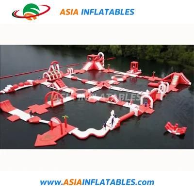 Inflatable Aqua Island Floating Aqua Park