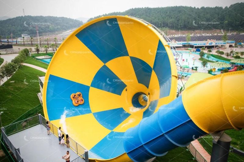 Customized Fiberglass Water Park Water Slide Equipment Shehong Luohu Water World