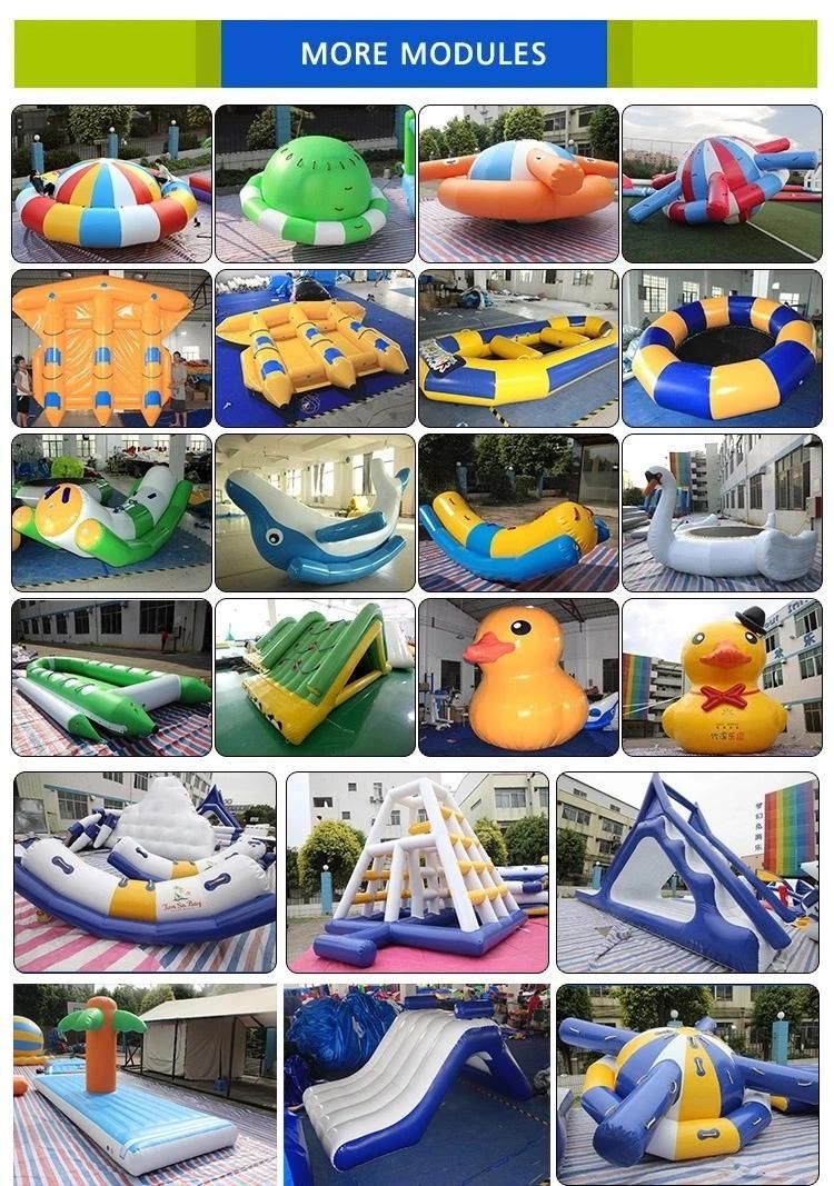 Giant Inflatable Water Park Water Floating Playground