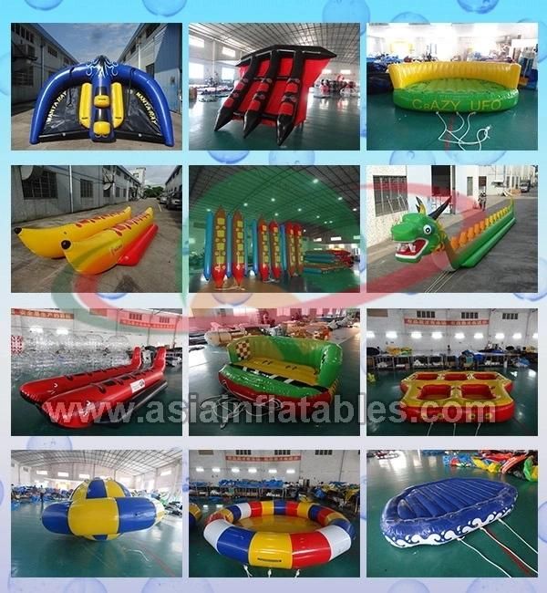 3 Persons Towable Ski Tube Water Play Equipment Inflatable Crazy UFO