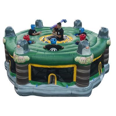 Portable Blow up Interactive Game Inflatable Whack a Hole Jousting Game for Sale