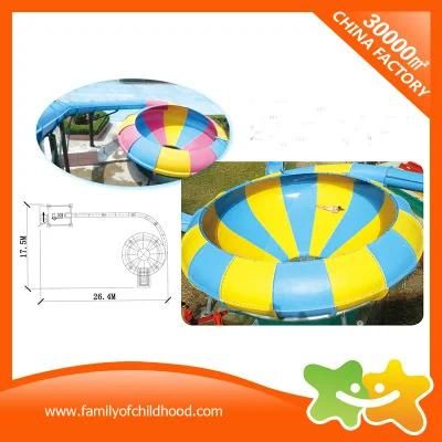 Colorful Big Bounce Round Water Slide Equipment for Sale