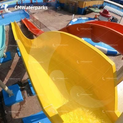 Hot Sale Water Park Equipment Fiberglass Water Slide Teenager Slides for Outdoor