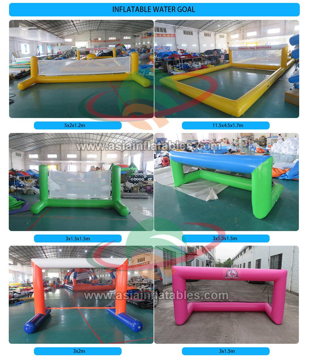 OEM Designs Sea PVC Inflatable Volley Ball Filed with Net for Water Park