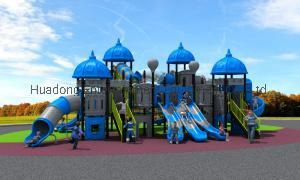 2019 New Mould Factory Kids Exercise Outdoor/Indoor Playground Slide Equipment Amusement Park European and Korea Castle (HD-HOH005-19058)