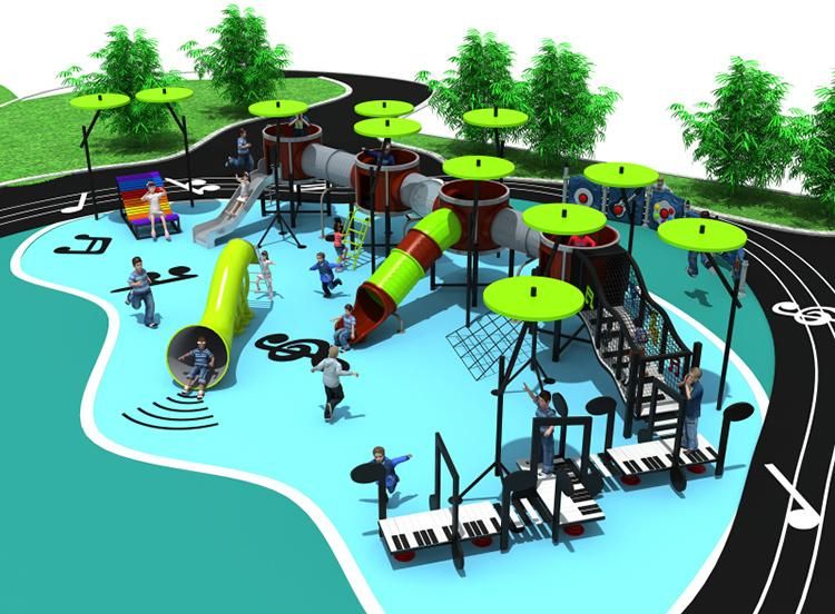 Newest Fun Plastic Kids Outdoor Playground