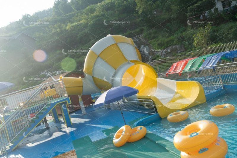 High Quality Fiberglass Water Slide Outdoor Water Park Equipment for Adult Kids