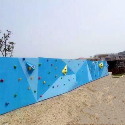 Outside Fitness Equipment Plastic Kids Rock Climbing Wall