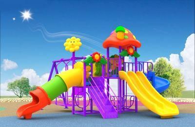 Colorful Outdoor Playground Children Interaction Toys Amusement Park Slide for Kids