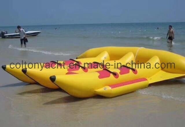 Inflatable Water Games Flyfish Banana Boat for Sea Sports