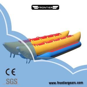Row Eight Seats Single Double Triple 3 Tube Superior Quality Customized 0.9mm PVC Inflatable Banana Boat