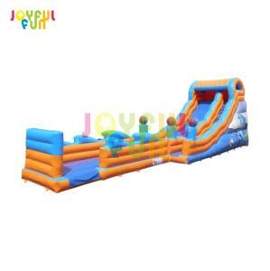 2021 Joyful Fun Factory Hot Sale Giant Inflatable Slide Wet Bouncy Slide