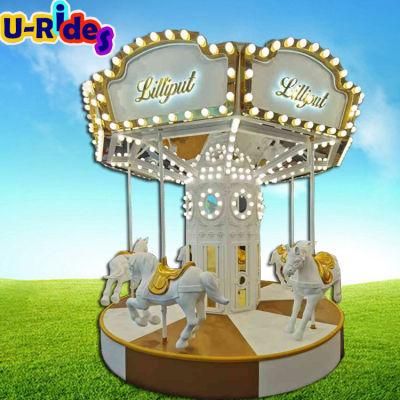 Manufacturers carousel amusement equipment children&prime;s playground entertainment facilities luxury fantastic carousel
