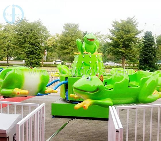 New Design Fairground Kids Amusement Game Machine Rotating Jumping Frog Rides