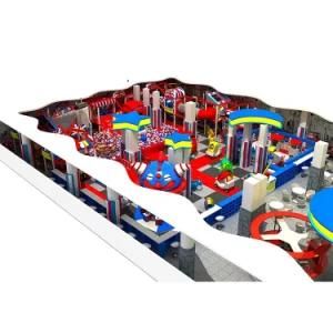 Large Multifunctional Commercial Kindergarten Kids Indoor Plastic Playground