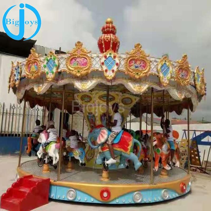 Children Merry Go Round Carousel Horse Roundabout Amusement Park Equipment