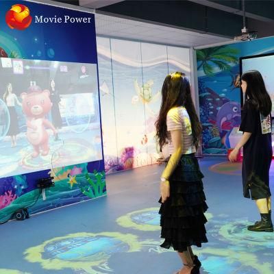 Kids Indoor Amusement Park Ride Multiplayer 3D Ground Ar Interactive Floor Projection