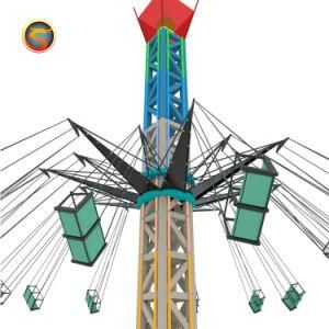 High Quality Famous Extreme Rides Flying Tower Funfair Machines Free Fall Tower Rides