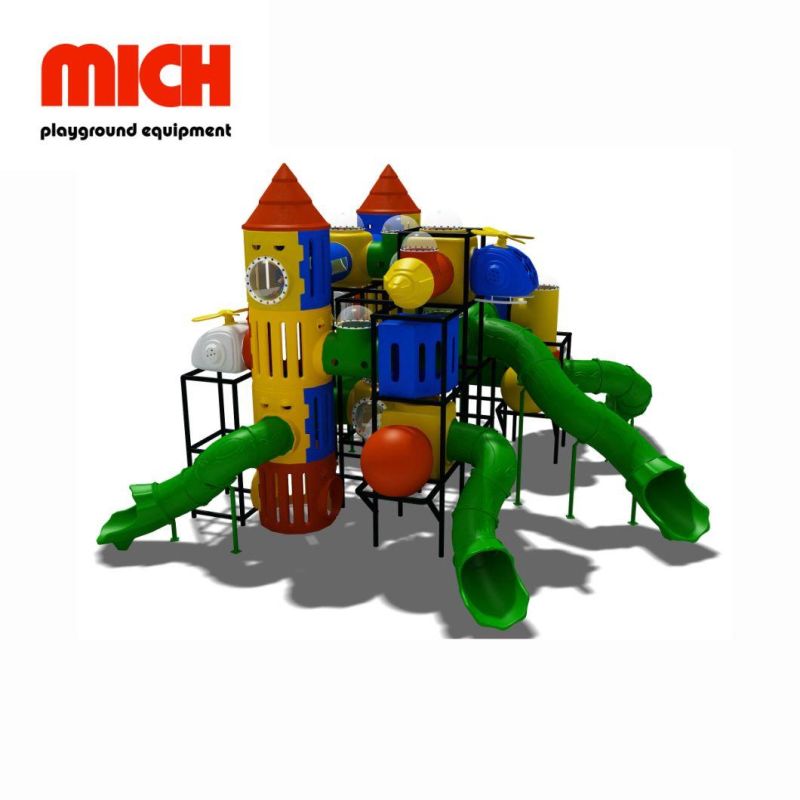 Attractive Most Popular Amusement Park Indoor Outdoor Plastic Playground for Sale