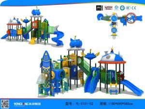 Children Plastic Slide Outdoor Playground Equipment (YL-X151)