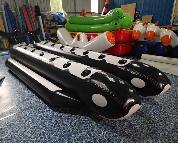 Inflatable Dolphin Water Float for Summer Amusement