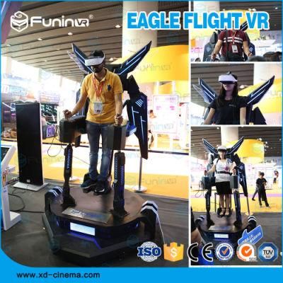 Sheet Metal Virtual Reality Standing Flight Simulator