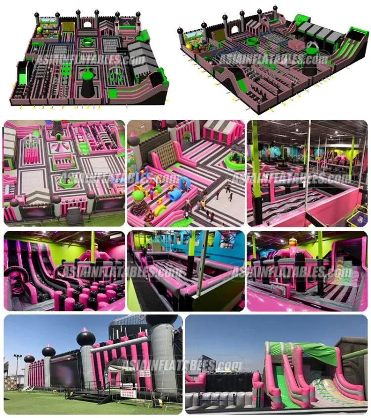 Indoor Inflatable Theme Park Bouncer Trampoline Park for Kids