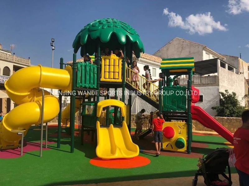 Animal Outdoor Slide Climbing Plastic Playground