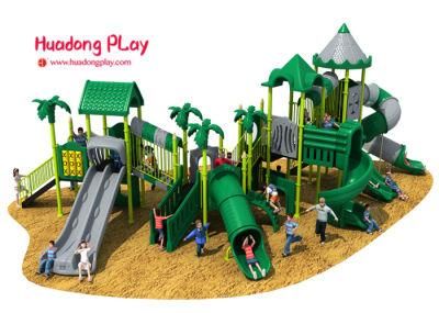 New Design Eco-Friendly Outdoor Playground Plastic Slide for Children