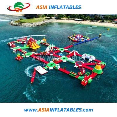 Outdoor Water Playground Inflatable Interactive Water Park