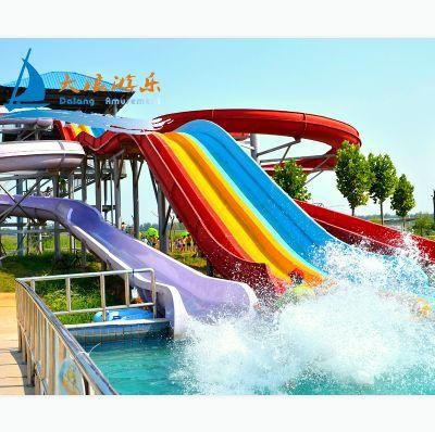 Fiberglass Outdoor Playground Hotel Water Theme Park
